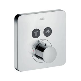 Termostato-Axor-ShowerSelect-com-botao-de-acionamento-mecanico-para-dois-pontos-de-agua